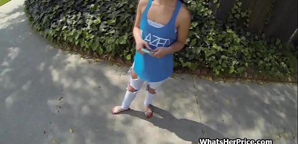  Picking up and fucking short haired blonde cutie